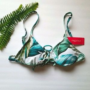 Tropical Bikini Top Size Medium